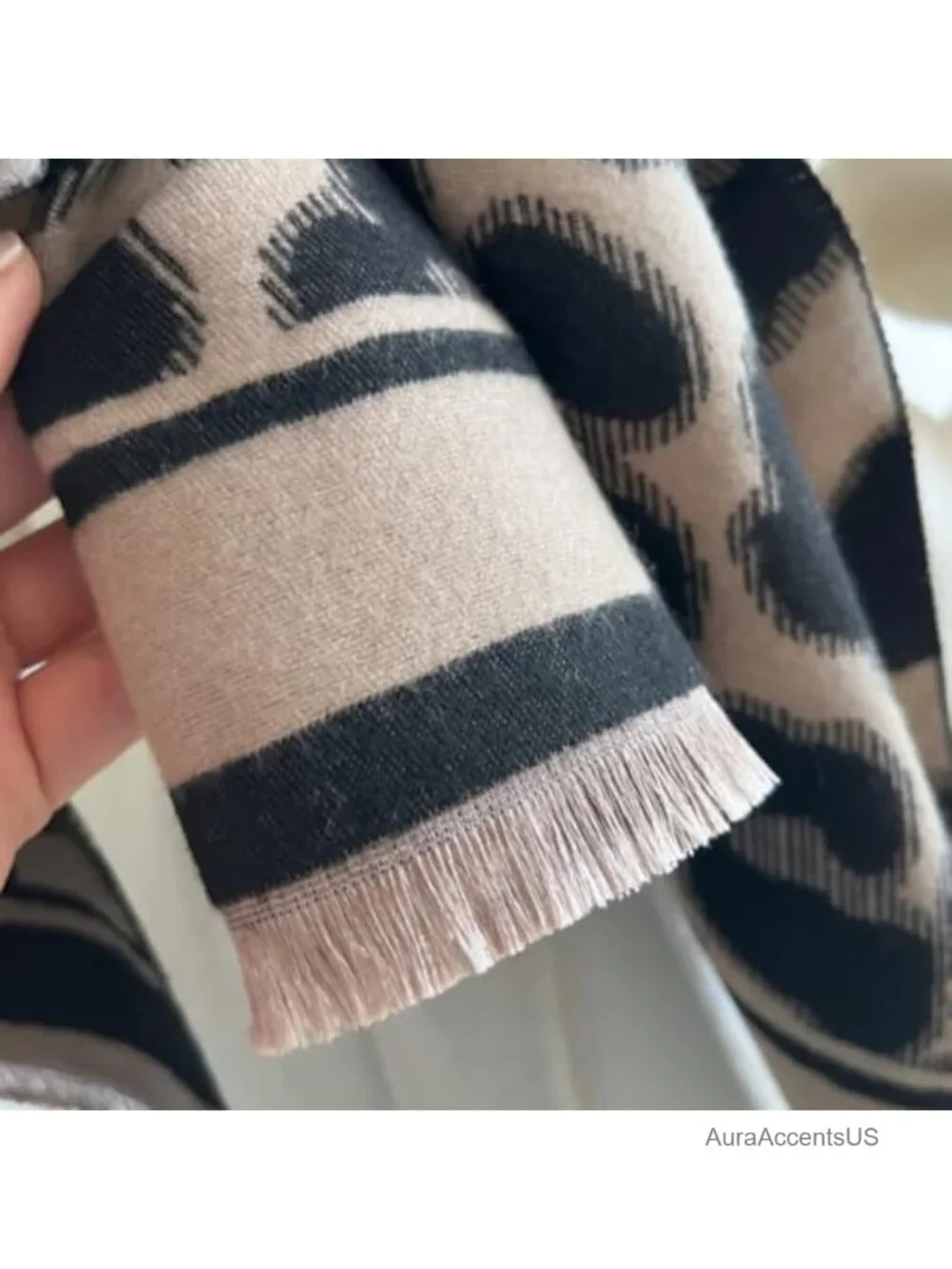 Winter Scarf Shawl Wrap Pashmina Poncho Blanket Women's Cozy Soft Fashion
